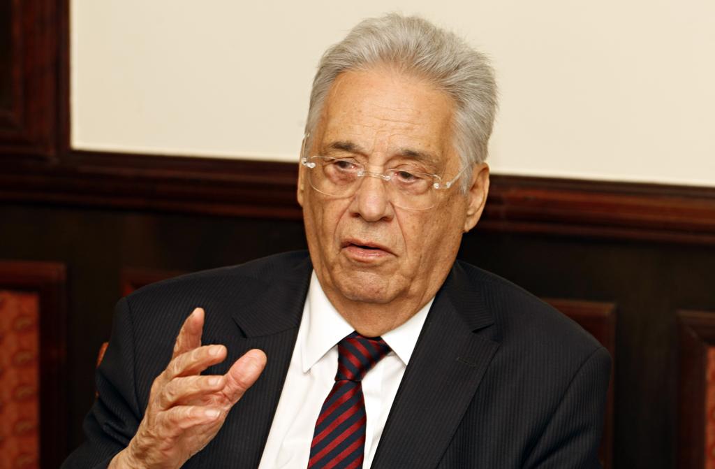 Ex-presidente Fernando Henrique Cardoso foi acusado usar empresa para repassar recursos para o exterior. | Christian Rizzi/Gazeta do Povo