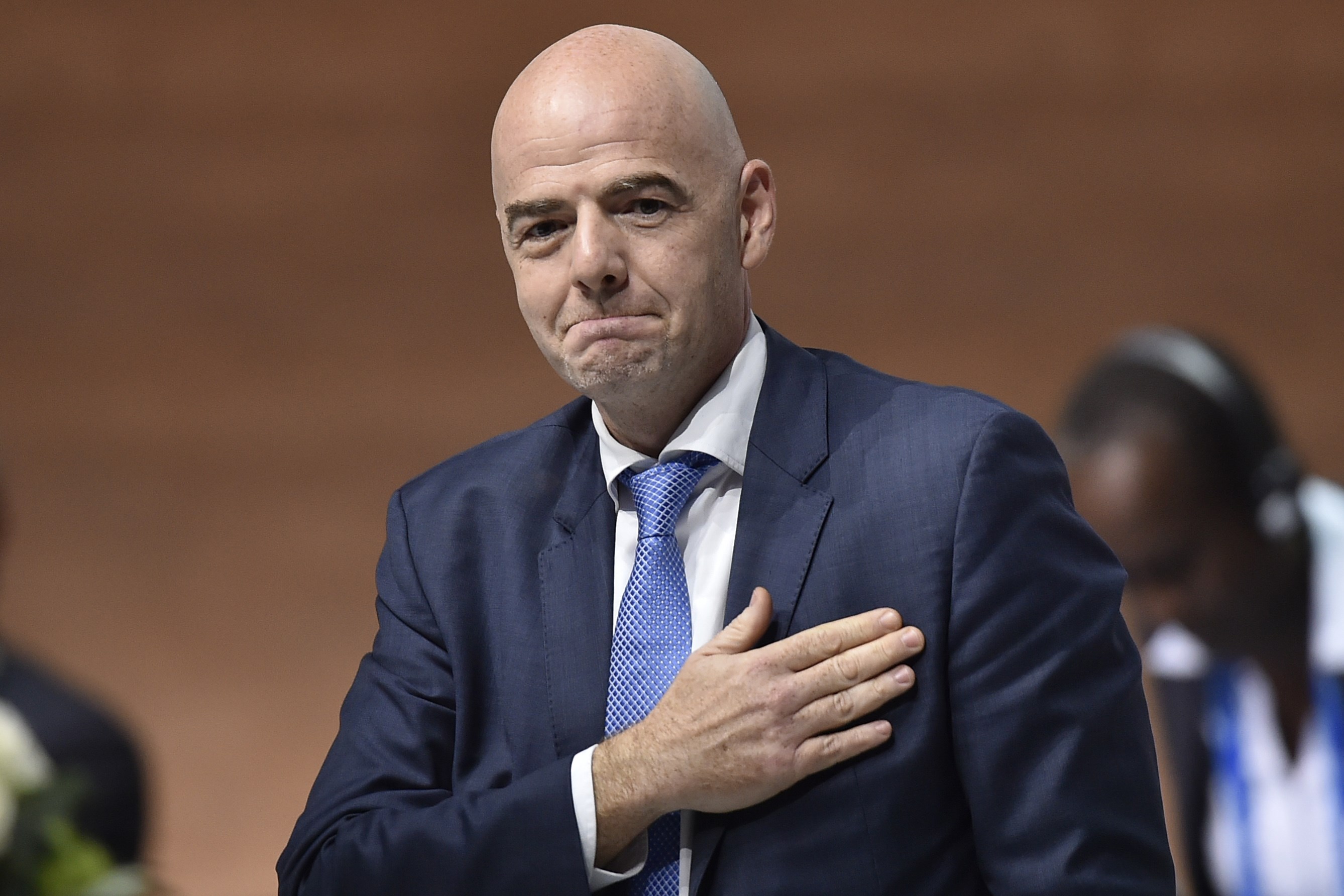 Suíço Gianni Infantino, 45 anos, é o novo presidente da Fifa | FABRICE COFFRINI/AFP