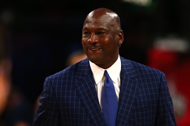 Michael Jordan foi um dos homenageados do All-Star Game 2016. | ELSA/AFP