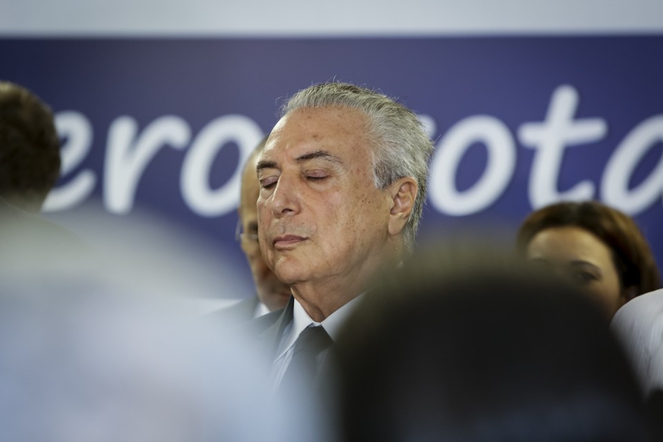 Michel Temer percorre as capitais em busca de apoio para seguir dando as cartas no PMDB. | Henry Milleo/Gazeta do Povo