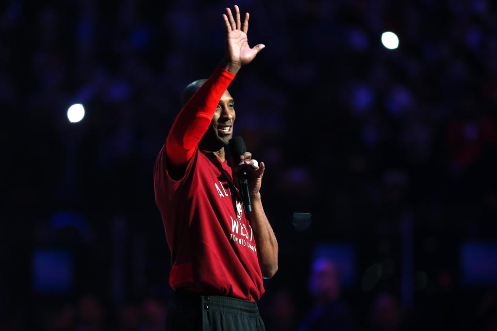 Kobe Bryant foi o grande homenageado da noite | ELSA/AFP