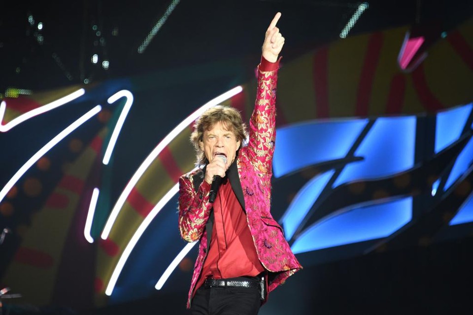 Mick Jagger durante show da Olé Tour no Rio | VANDERLEI ALMEIDA/AFP