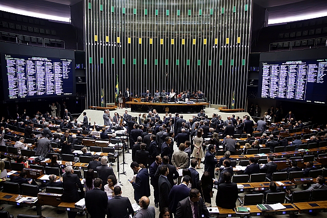 Plenário da Câmara: governo terá muitas dificuldades para aprovar a CPMF. | Ananda Borges/Câmara dos Deputados