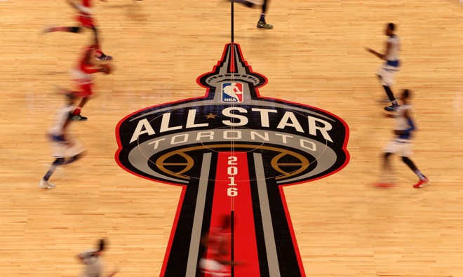 All-Star Game de 2016 foi vencido pela equipe do Oeste. | Vaughn Ridley/AFP
