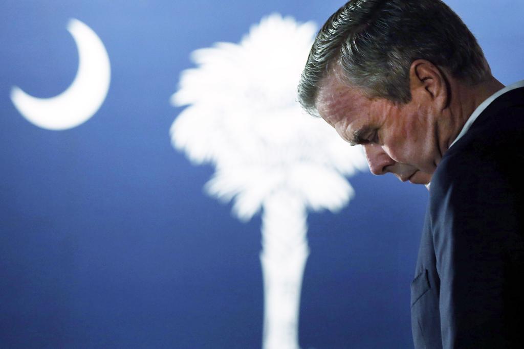 Jeb Bush termina primária da Carolina do Sul bem distante dos primeiros colocados do partido | SPENCER PLATT/AFP