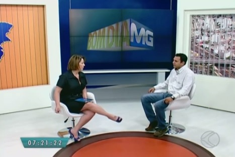 O agrônomo Raphael Fiumaro, que está viajando com a Expedição Safra, concedeu uma entrevista ao Bom Dia MG. | /