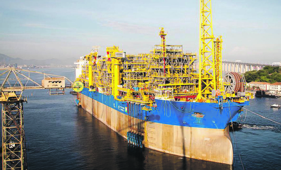 Plataforma que será usada pela Petrobras no campo de Lula. | Flavio Emanuel/
Agencia Petrobras