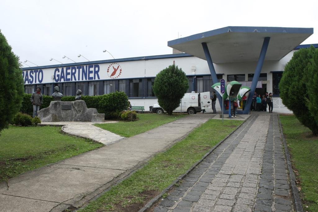 Fachada do Hospital Erasto Gaertner, em Curitiba. | Aniele Nascimento/Aniele Nascimento