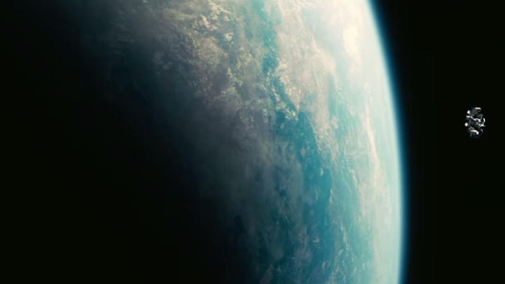 Cena de “Interstellar” (2014), de Christopher Nolan, que usa cenas registradas no espaço. | Divulgação