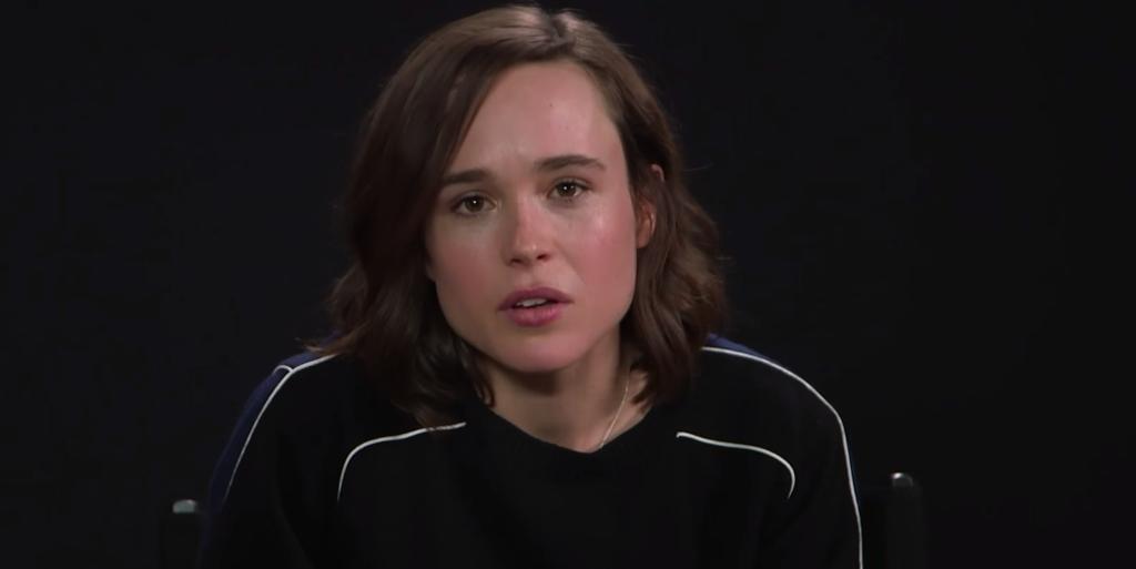 A atriz Ellen Page: atuação emocionada. | /Reprodução