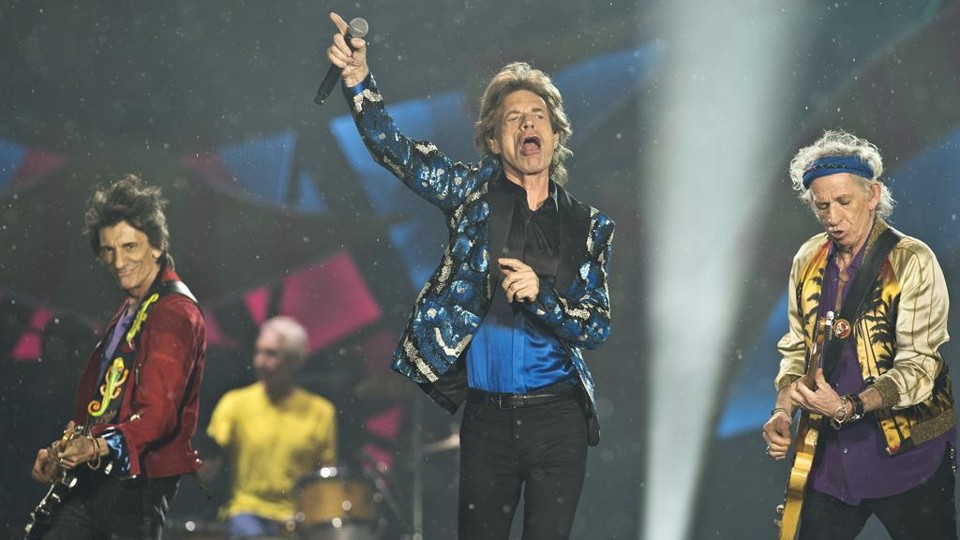 Rolling Stones esbanjaram sorrisos durante apresentação em São Paulo | Nelson Almeida/AFP