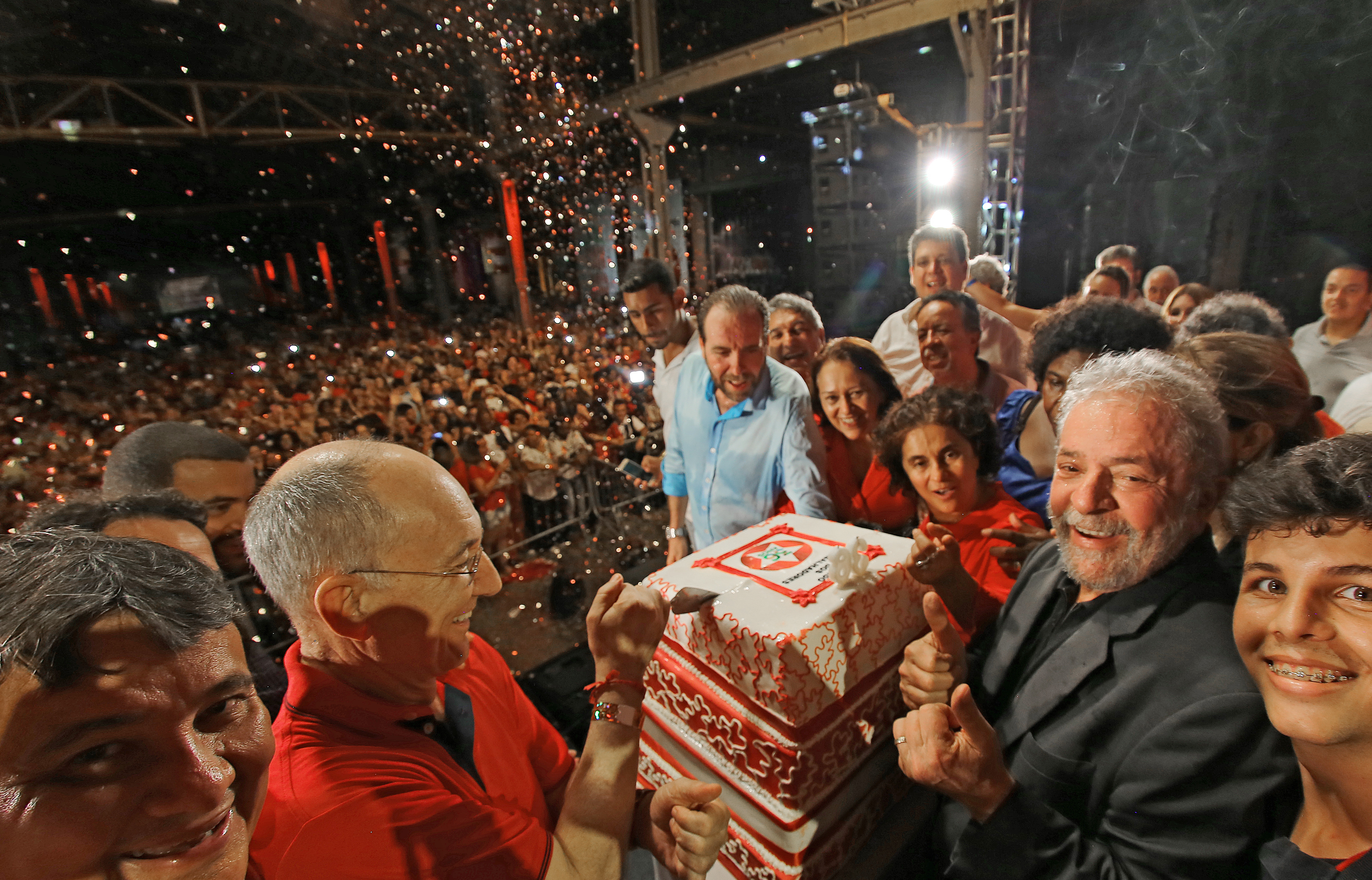 Festa de 36 anos do partido não teve a presença da presidente Dilma. | Ricardo Stuckert/ Instituto Lula