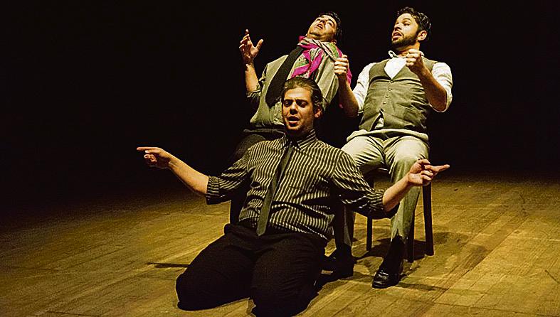 Andrei Moscheto (à frente) lidera o grupo Antropofocus. | Paulo Feitosa/Divulgação