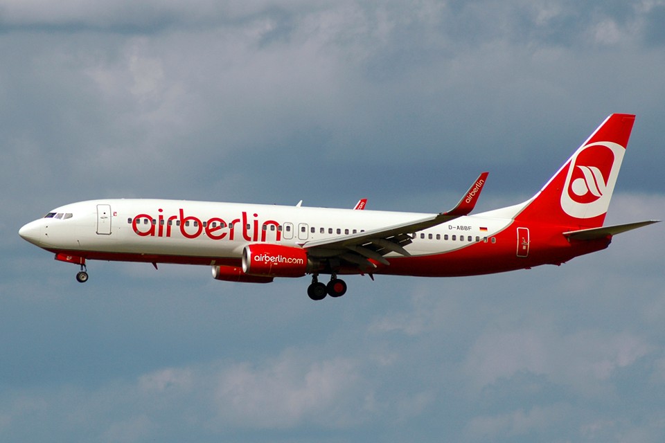 Boeing 737-800 da AirBerlin | /Wikimedia