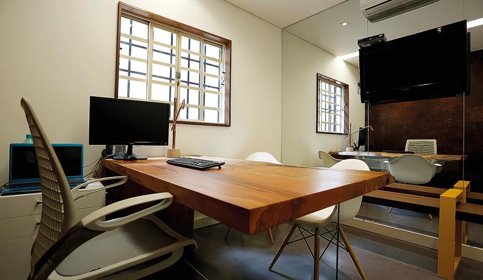 Coworking Plano Forte terá 27 estações de trabalho, duas salas de reunião, cinco salas individuais e espaço gourmet para eventos. | Fotos: Henry Milleo/Gazeta do Povo