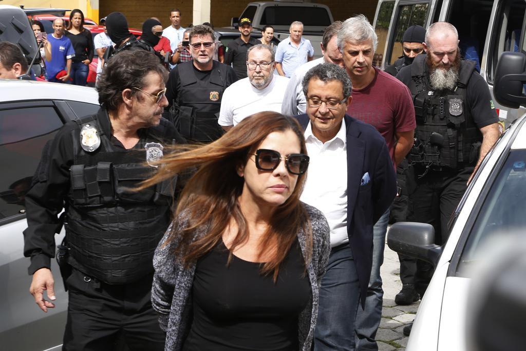 Monica e o marido, João Santana. | Henry Milleo/Gazeta