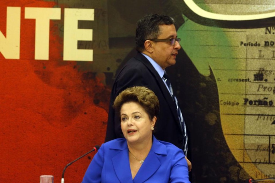 Santana com Dilma em foto de 2010. | ANDRÉ DUSEK/ESTADÃO CONTEÚDO