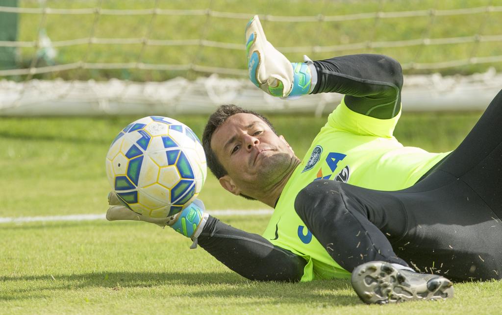 Wilson, goleiro do Coritiba, não toma gols há 551 minutos. | Hugo Harada/Gazeta do Povo