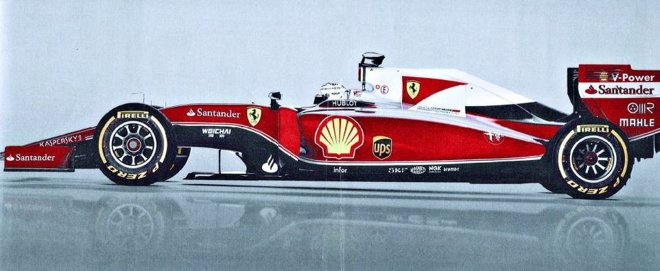Modelo 2016 da Ferrari terá detalhes em branco. | /
