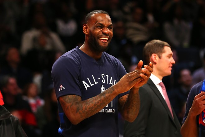 LeBron James no All-Star Game 2016. | ELSA/AFP