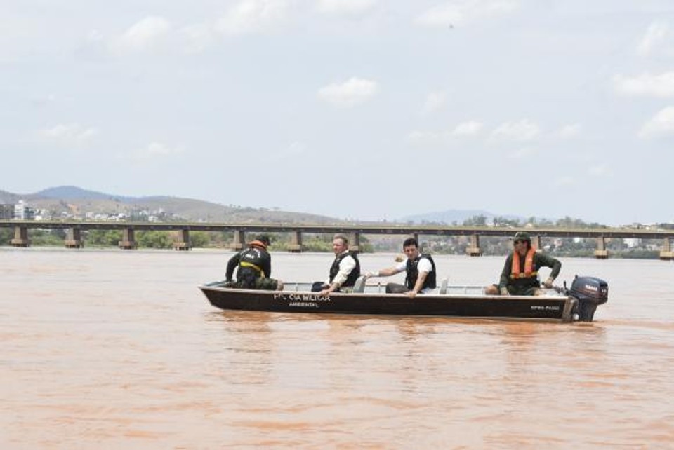 Lama da barragem atingiu o rio em diversos municípios, como Colatina, no Espírito Santo | Fred Loureiro/Secom/ES/