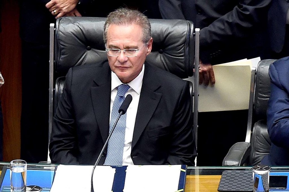 Presidente do Senado, Renan Calheiros, pode se tornar réu. | Evaristo Sá/AFP