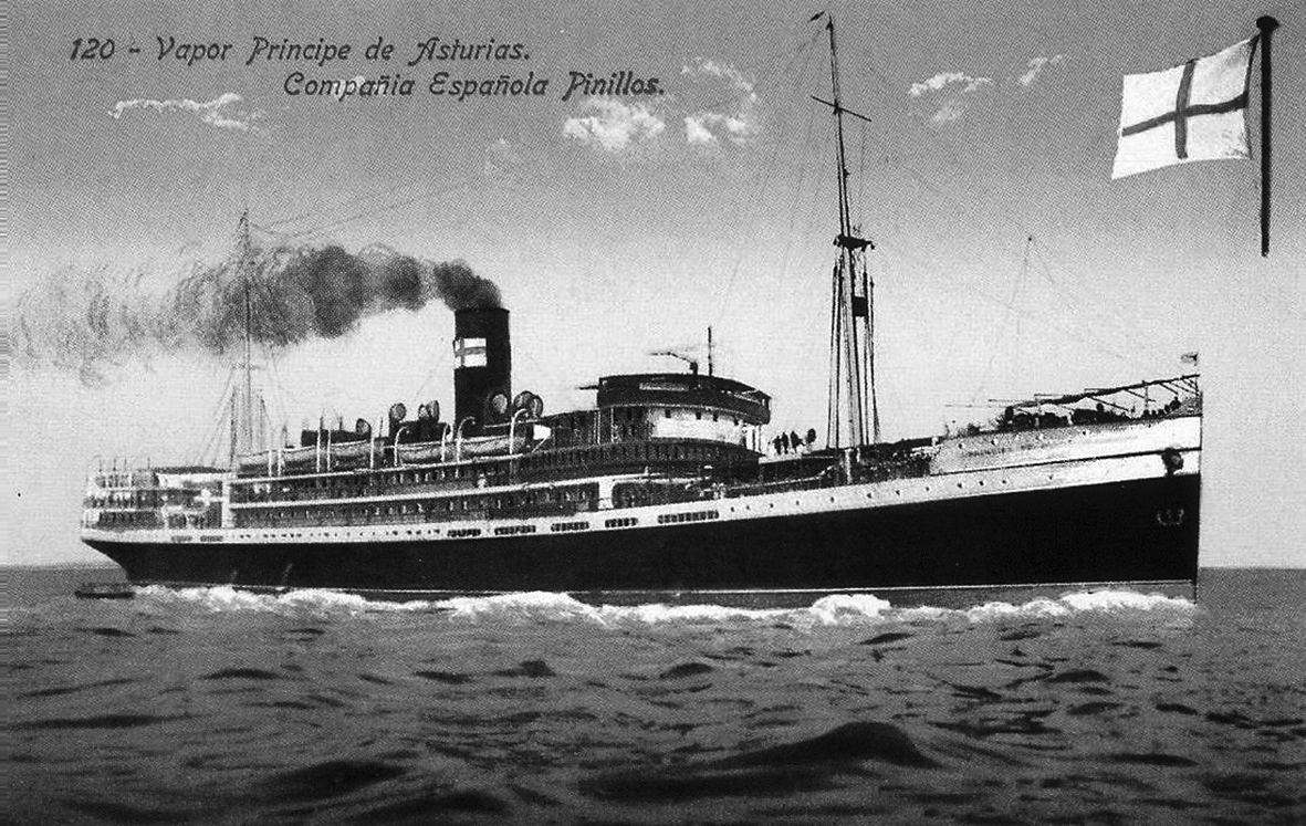 O acidente aconteceu em 1916, quando o navio chocou-se contra a Ponta de Pirabura, em Ilhabela, no litoral paulista | Divulgação