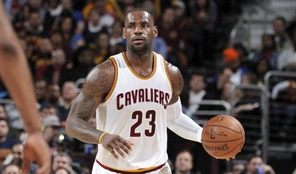 LeBron James, astro do Cavaliers, que virá com a seleção dos EUa para a Rio-2016. | David Liam Kyle/AFP