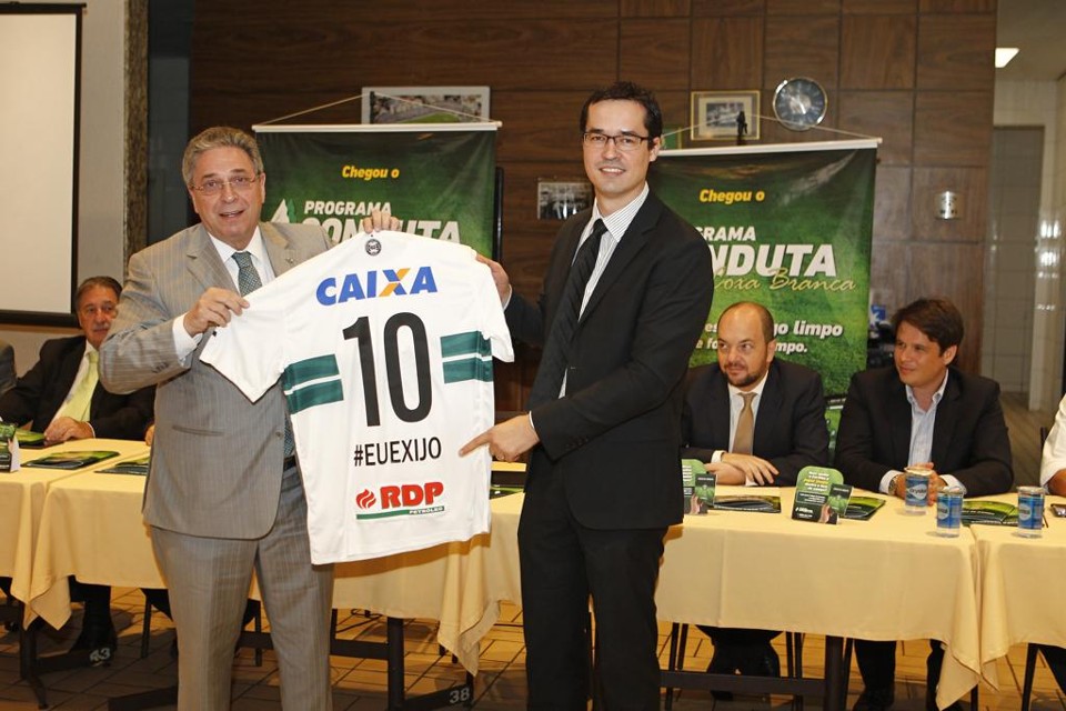 Rogério Bacellar e o procurador Deltan Dallagnol. | Antônio More/Gazeta do Povo