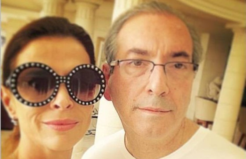 Eduardo Cunha com a mulher Claudia Cruz. | Arquivo/Gazeta do Povo