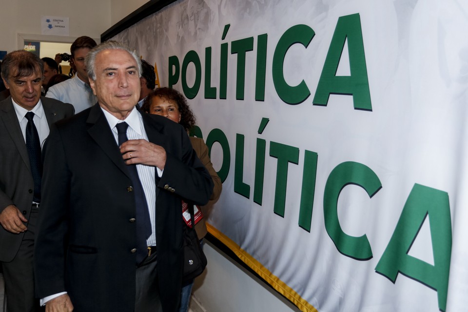 Temer: conversa com Aécio em que o assunto foi a possibilidade de o vice assumir a Presidência. | Henry Milleo/Gazeta do Povo