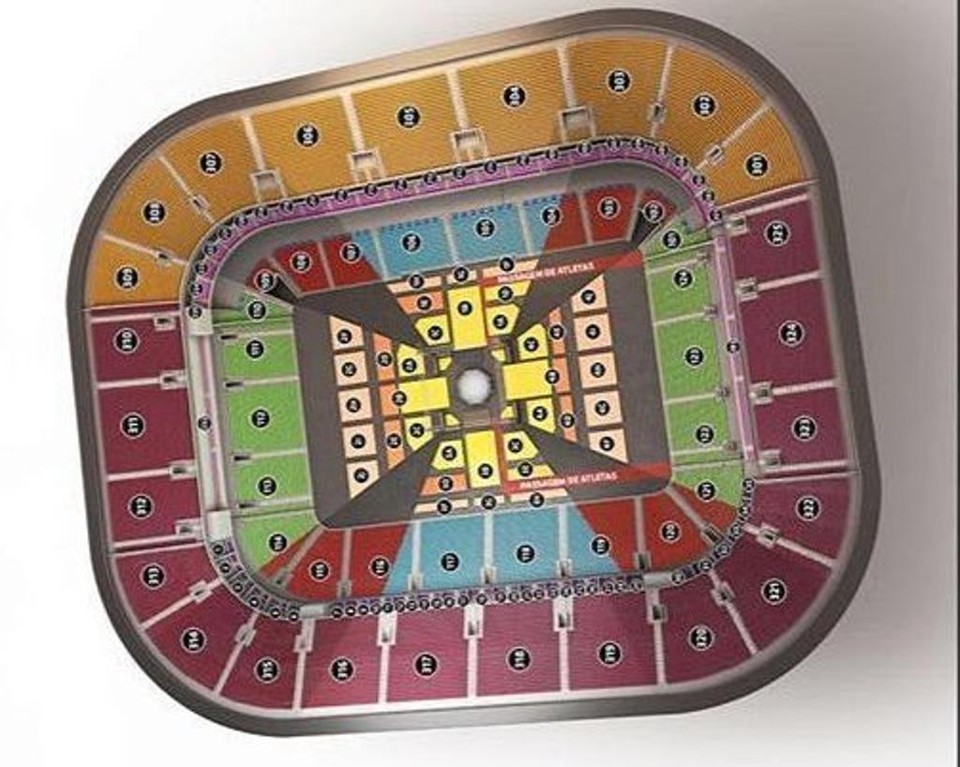 Mapa do UF na Arena está confirmado. | Divulgação/UFC