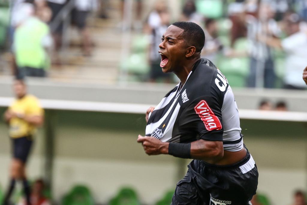Robinho garantiu a vitória do Atlético-MG. | Bruno Cantini/Atlético-MG