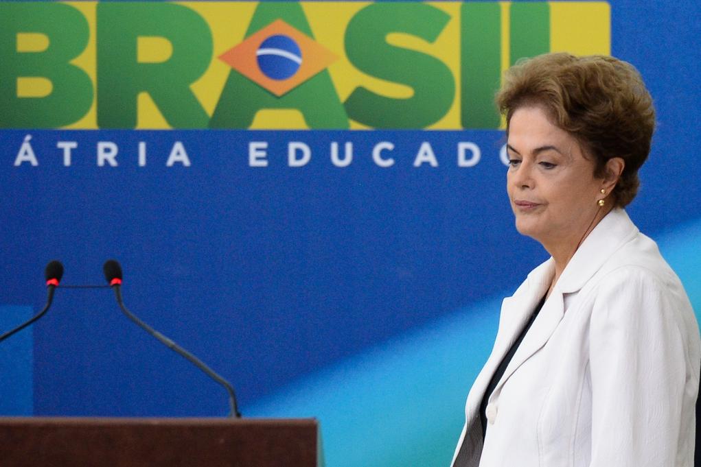 Presidente Dilma Rousseff foi citada em possível delação de Delcídio do Amaral. | Andressa Anholete/AFP