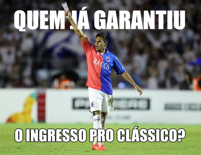 Incentivo para a compra de ingresso para o jogo com o Coxa. | Crédito: Reprodução Facebook Paraná Clube