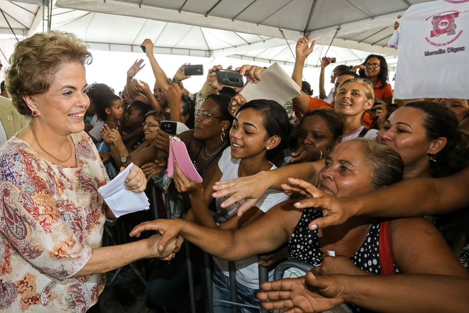 Dilma em solenidade do Minha Casa Minha Vida: Moro feriu a Lei de Segurança Nacional. | ROBERTO STUCKERT FILHO/AFP