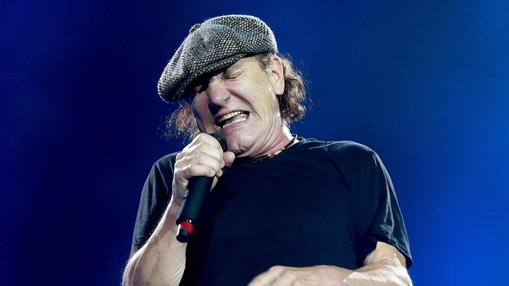Brian Johnson, vocalista do AC/DC | Kevin Winter/AFP