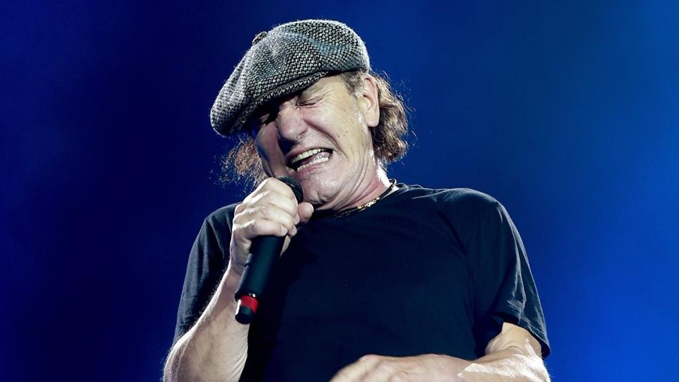 Brian Johnson, vocalista do AC/DC | Kevin Winter/AFP