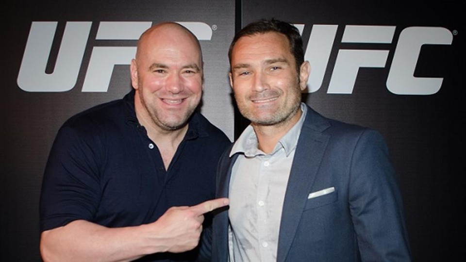 Presidente do UFC no Brasil, Giovani Decker (à dir.) acredita que o evento em Curitiba será um marco para o esporte | Divulgação/UFC