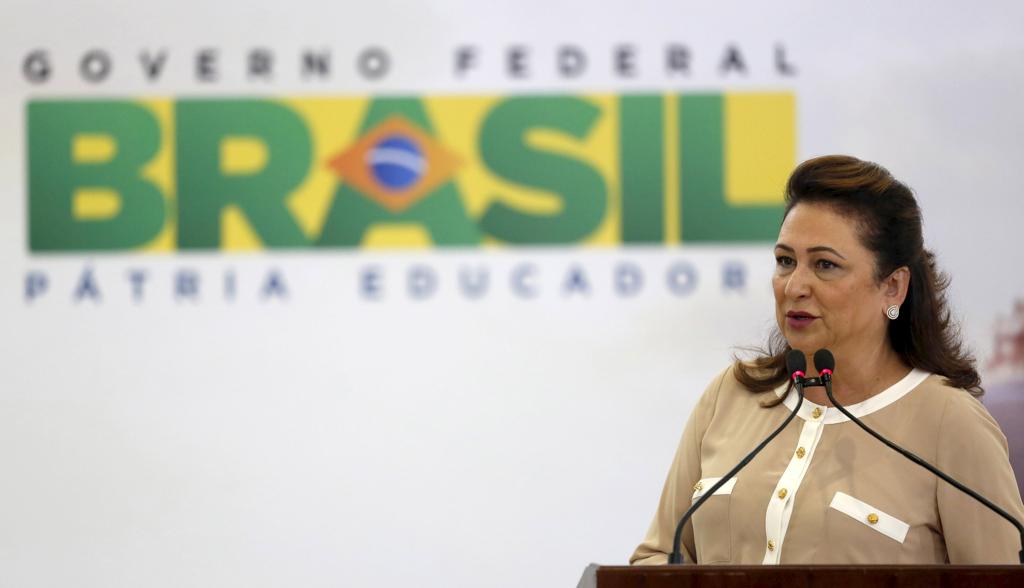 A ministra e assessores iriam participar do Fórum para o Futuro da Agricultura. | STRINGER/BRAZIL/REUTERS