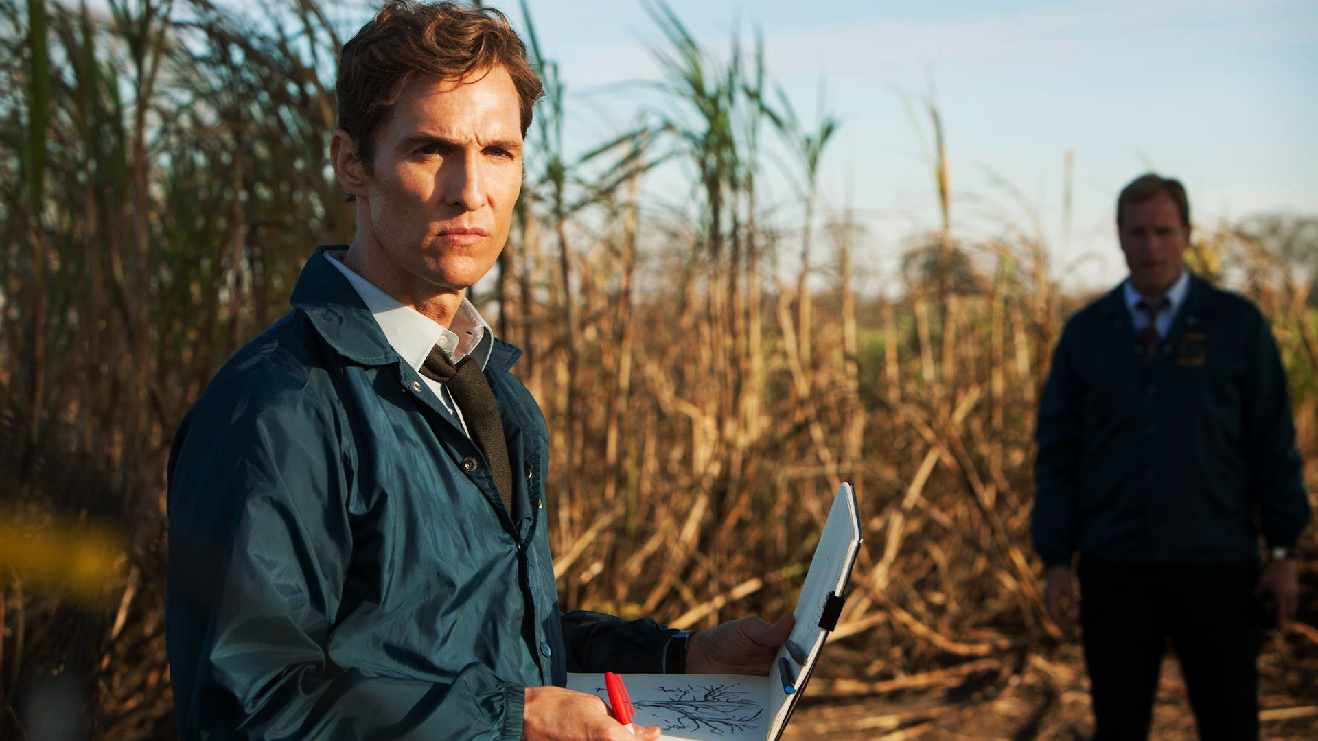 Matthew McConaughey e Woody Harrelson em “True Detective” | Divulgação/