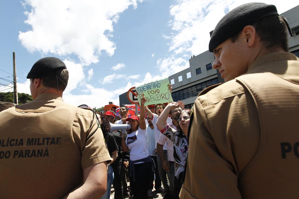 Polícia Militar prepara ação especial para as manifestações de domingo (13) em Curitiba. | Antônio More/Gazeta do Povo