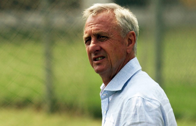 Johan Cruyff morreu aos 68 anos, vítima de câncer no pulmão. | HECTOR GUERRERO/AFP