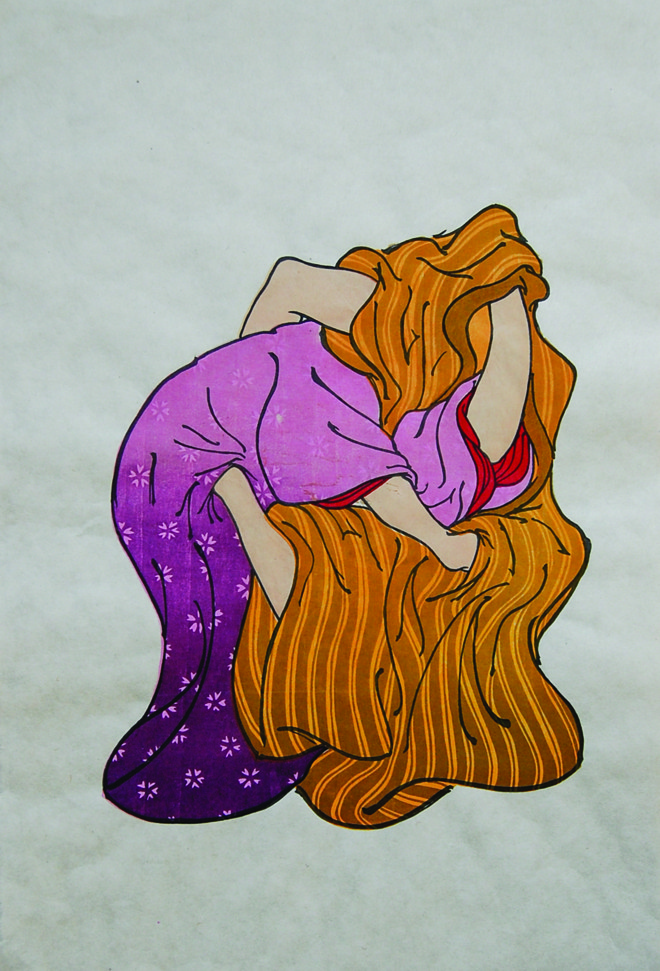 Pintura do artista Fernando Saiki | Divulgação