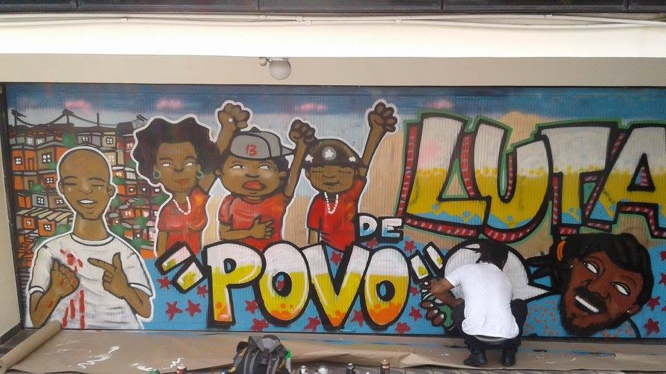 Grafite escondeu as frases ofensivas contra Lula. | Reprodução/Facebook de Lula