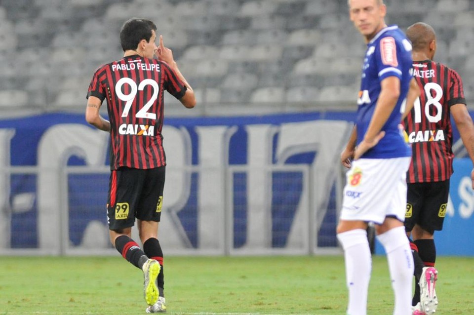 Pablo marcou o único gol do Atlético no Mineirão. | Rodrigo Clemente/E.M