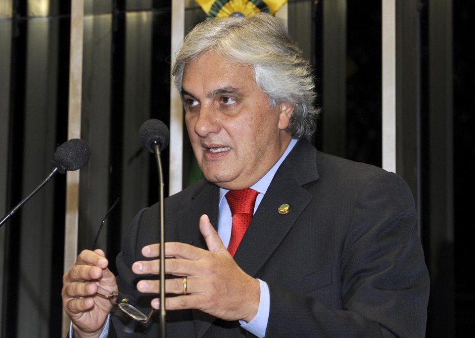 Delcídio do Amaral teria assinado acordo de delação premiada na Lava Jato. | Moreira Mariz/Agência Senado