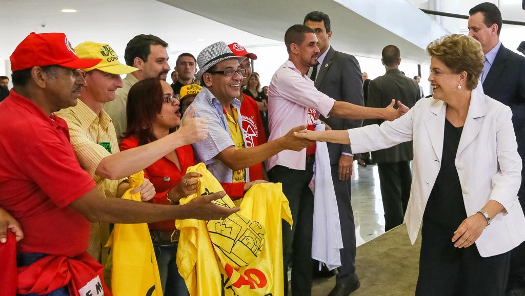 Dilma recebeu apoio de movimentos sociais. | Roberto Stuckert Filho/ PR/Fotos Públicas
