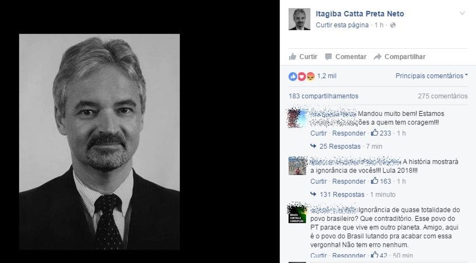 | Reprodução/Facebook