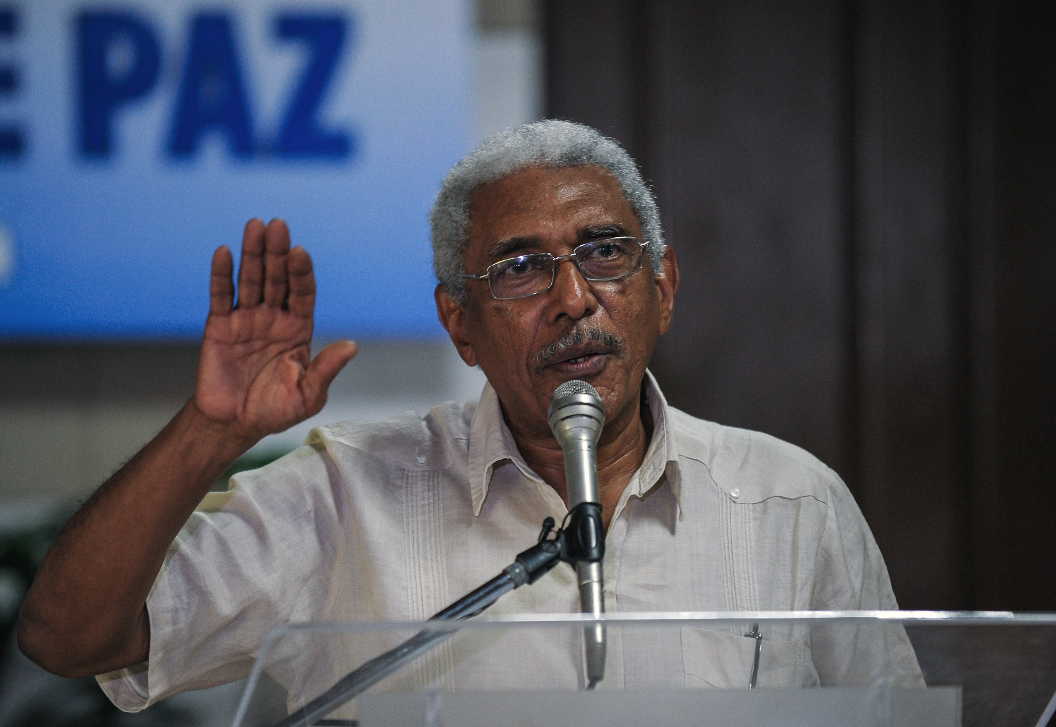 Representante das Farc, Joaquin Gomez, em Havana, afirmou que é preciso de mais tempo para acordo de paz | YAMIL LAGE/AFP